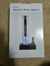 SECURA SWO-3N Electric Wine Bottle Opener with Foil Cutter - Stainless Steel