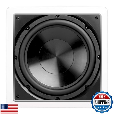 OSD 10'' in Wall Subwoofer 200W Easy Install, Paintable Grill IWS10