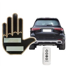 Finger Gesture Light Funny Led Hand Sign with Remote Car Truck Accessories