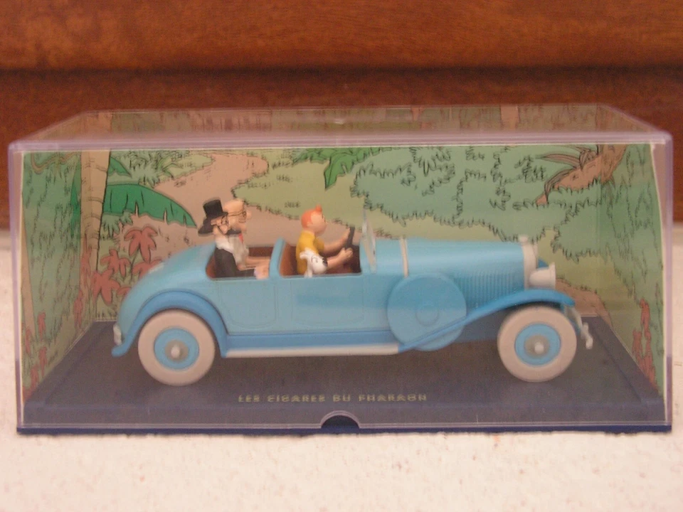 Tintin la Lincoln Torpédo les cigares du pharaon 1 /43 Edition Atlas - Photo 2/4