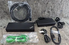 Lenovo ThinkPad Hybrid USB-C W/ USB-A Dock, AC Power Supply Bundle
