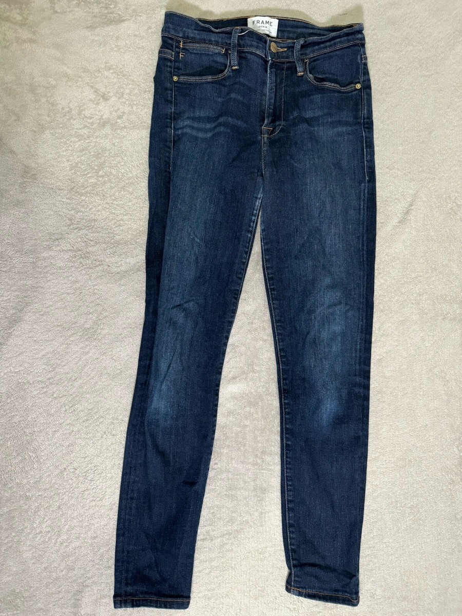 FRAME Denim $220 Stretch Dark Wash Jeans Size 27 | eBay
