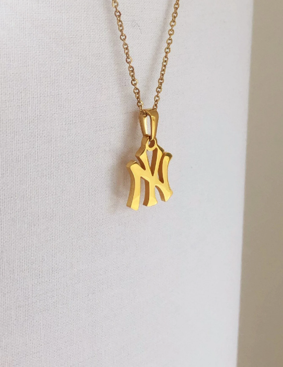 New York Yankees Logo Pendant Chain Necklace | Xmas Birthday