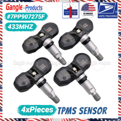 4pcs 7PP907275F Tire Pressure Monitoring System Sensor TPMS