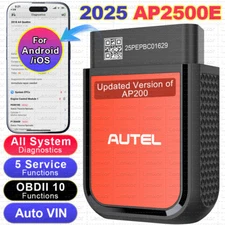 Autel MaxiAP AP2500E Full System Diagnostic Code Reader OBD2 Scanner Up of AP200