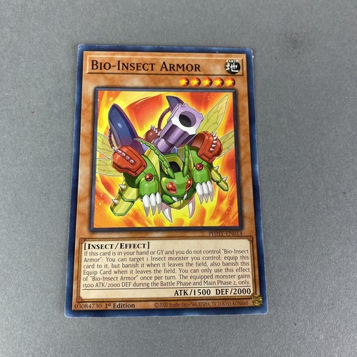 Yugioh Phantom Hypernova Bio-Insect Armor PHHY-EN014 Common 1st Edition ...