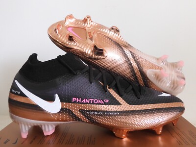 Men’s 9.5 Metallic Copper/Black/White Nike Phantom GT2 FG Elite Soccer Cleats Nike Phantom GT2 Elite Q Dynamic Fit FG - Metallic Copper  main image 4