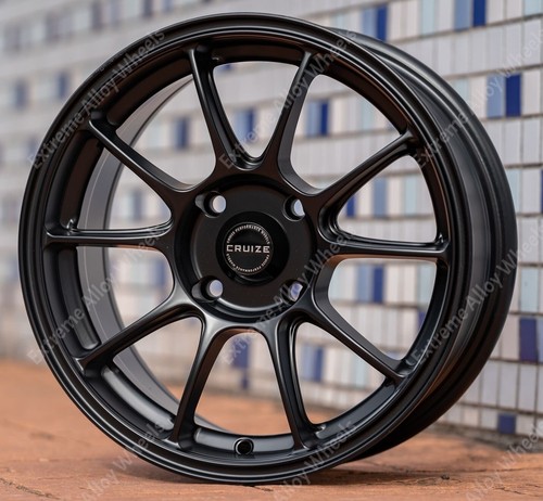 Llantas de aleación 15" SR-9 para Renault Clio Kangoo Megane Twingo 4x100 negras - Imagen 3 de 6