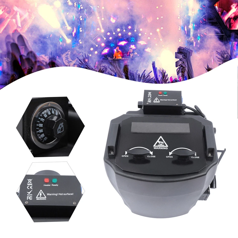 6000W Dry Ice Fog Machine Low Lying Smoke Machine Stage Effect For Wedding Party - Image 4 of 4