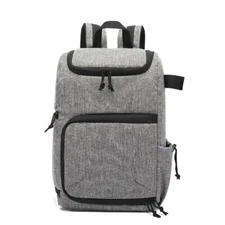 Large Camera Accessory Bag Shoulder Backpack Rucksack Outdoor Photography Grey