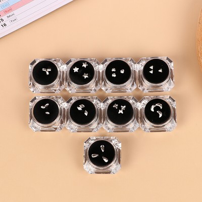 3Pcs/box Dental Tooth Gems Crystal Diamond Ornament Various Shapes Color Teeth