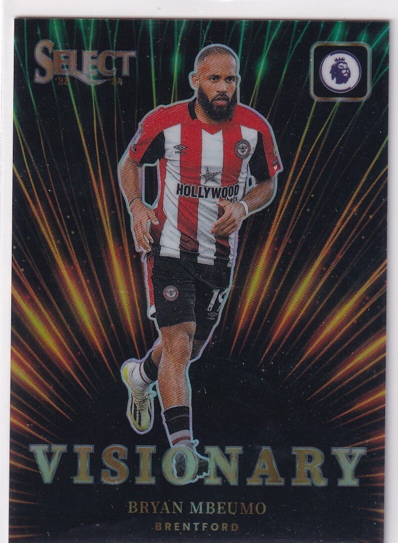 Panini Select Premier League 2022-23 No. 10 Bryan Mbeumo Visionary 