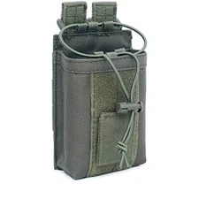 Adjustable Tactical Pouch Radio Holster Case Walkie Talkie Holder Duty Belt