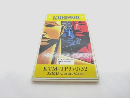KINGSTON TECHNOLOGY KTM-TP370/32 32MB CREDIT CARD 1445-006.A00 CE #WL48