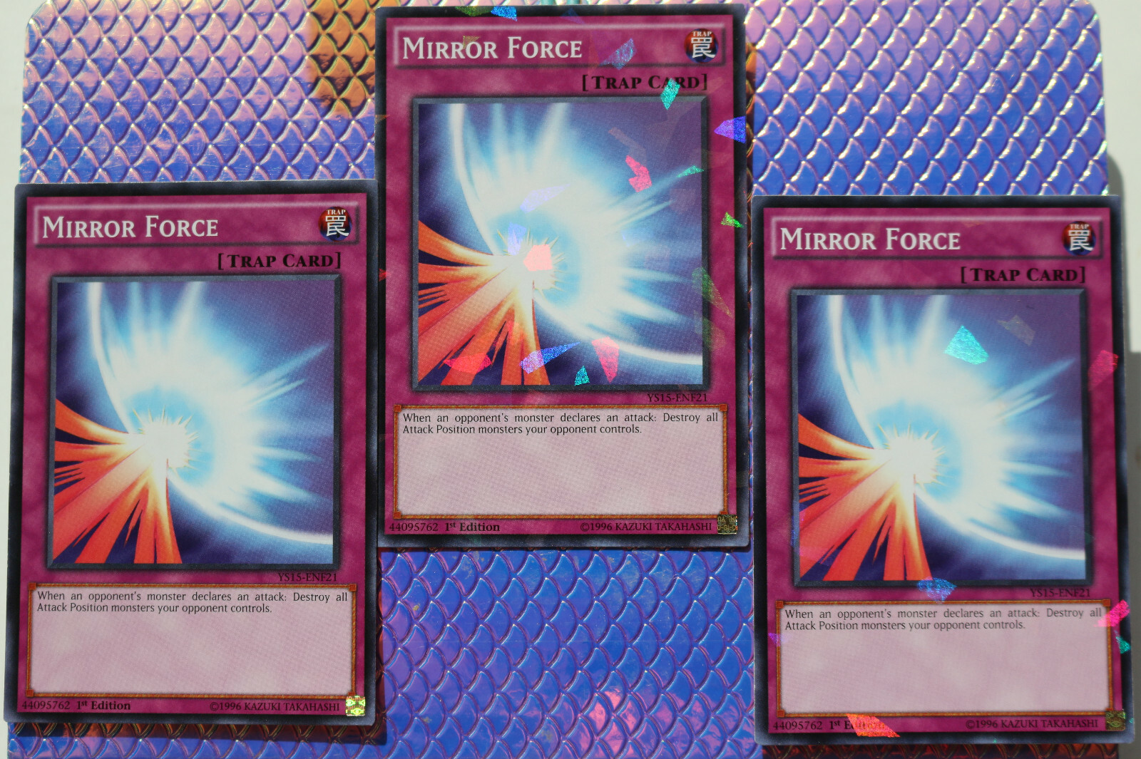 Carta Yu-Gi-Oh! - Mirror Force (YS15-ENF21) | Edicin Shatterfoil | 1  Edicin | Starter