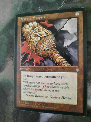  Gathering MTG - Despotic Scepter - Ice Age - LP L1