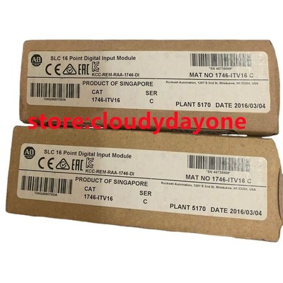 New Factory Sealed AB 1746-ITV16 / C SLC 500 16 point Input Module 1746-ITV16