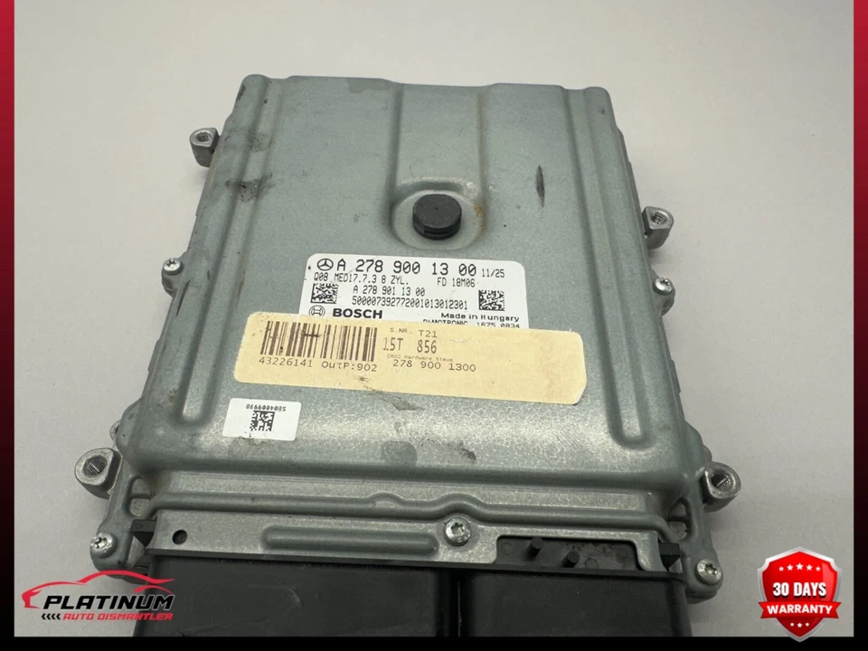 13-16 Mercedes Benz GL450 GL550 ECM ECU Engine Computer Control Module Unit OEM - Image 3 of 4