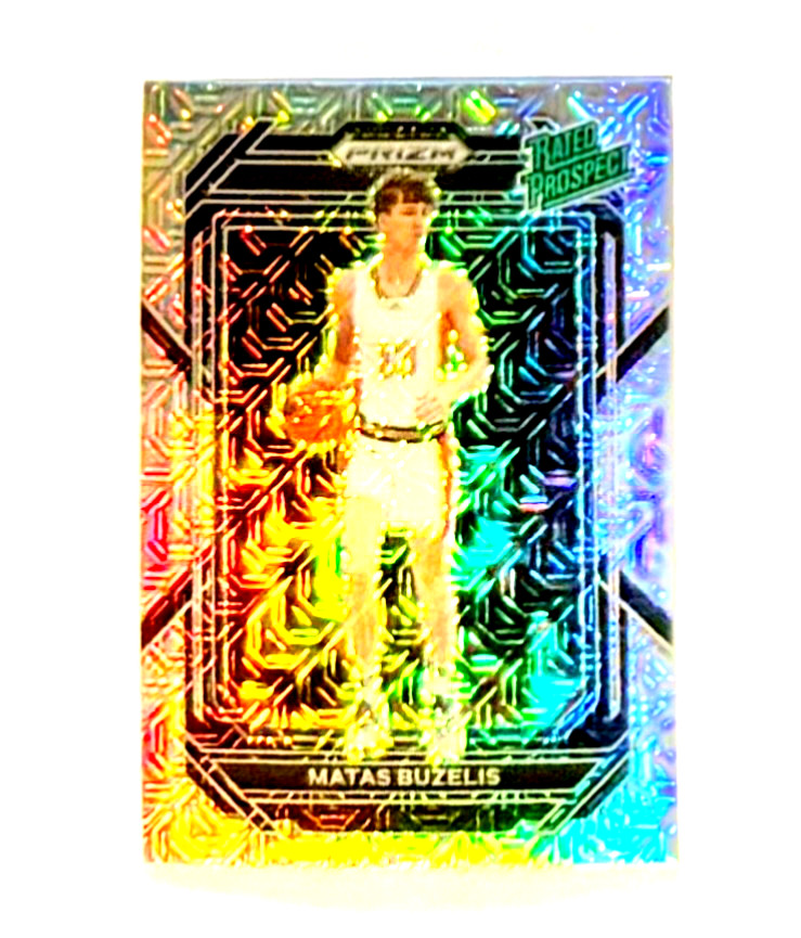 2023 Matas Buzelis Panini Prizm Draft Picks Rated Prospect Rookie Card#3 Mojo/25