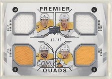 2018 Premier Quads 40/49 Filip Forsberg Ryan Johansen Roman Josi PK Subban 0c3