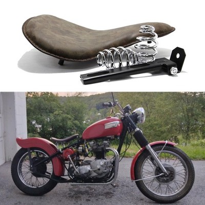 Motorrad Bobber Solo Sitz Federsitz Einzelsitzkissen Für Triumph Bonneville T100