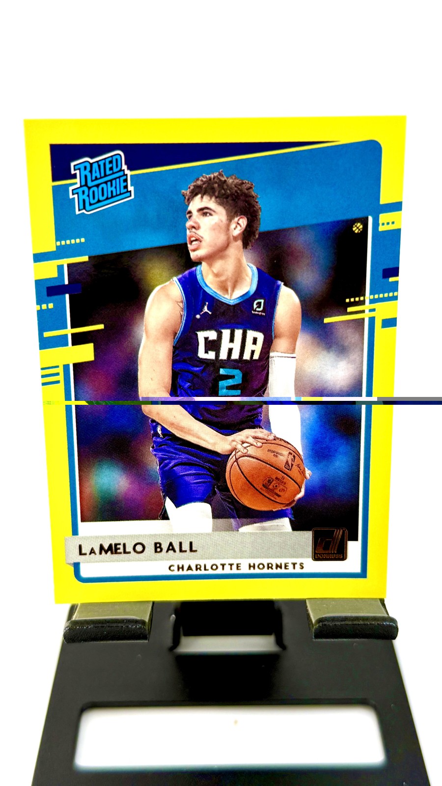 2020-21 Panini Donruss - Rated Rookies LaMelo Ball #202 Yellow Flood (RC)