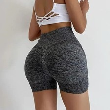 Women Seamless Yoga Shorts Sports Bra Gym Activewear Workout Top Bottoms