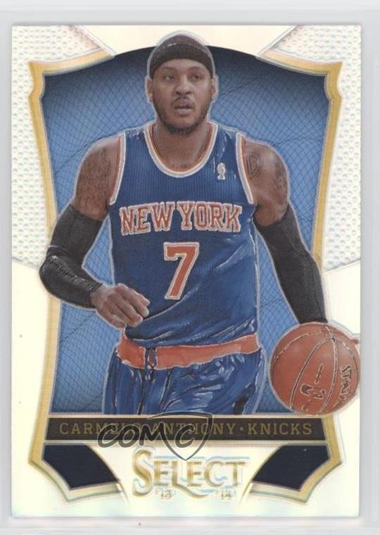 2013-14 Panini Select Silver Prizm Carmelo Anthony #122 HOF nd3
