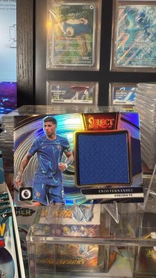 2024-25 Panini Select ENZO FERNANDEZ Patch Silver Prizm Jumbo Swatches Chelsea