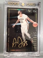 Highest quality signed 125 Spotlight Auto Panini Noir Anthony Davis signed NBA b