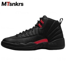 Air Jordan 12 Retro 'Bloodline' Basketball Shoes Mens New Size CT8013-003