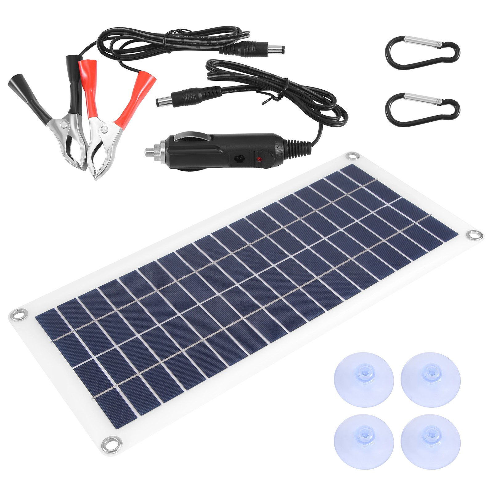 15W Solar Panel 12-18V Solar Cell Solar Panel for Phone RV C