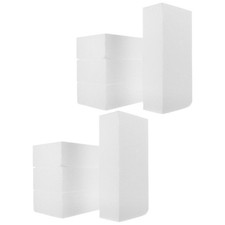 8Pcs Durable White Craft Foam Blocks for DIY Floral Arrangements and Decorations