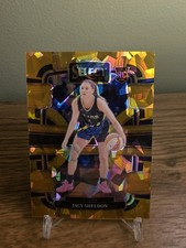2024 Panini Select WNBA Concourse Jacy Sheldon #60 Gold Ice Prizm /10 (RC)
