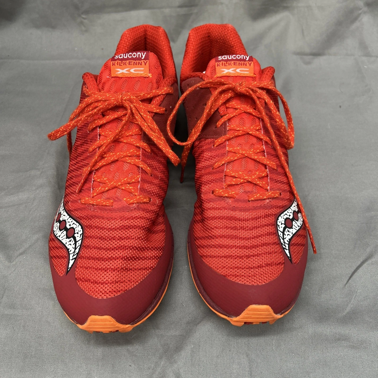 Saucony KILKENNY XC Size 9 Red Orange S29022-5 UK 8 EUR 42.5