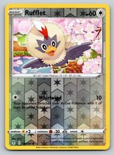 Rufflet 136/203 Reverse Holo SWSH07: Evolving Skies Pokemon Card - NM