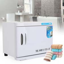 23L Hot Towel Warmer Cabinet UV Sterilizer Box Facial Salon Beauty Equipment