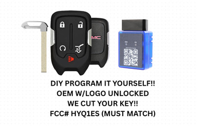 DIY BUNDLE FOR Oem Factory 2021-24 GMC Terrain Smart Key HYQ1ES INC KEY CUTTING!