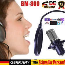 Kondensatormikrofon Heimstudio Aufnahme Set  Podcast Musik Mischpult Ausstattung