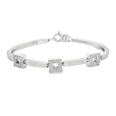 ALFIERI & St JOHN Armband Diamanten Ct 0,24 Gold 18 kt