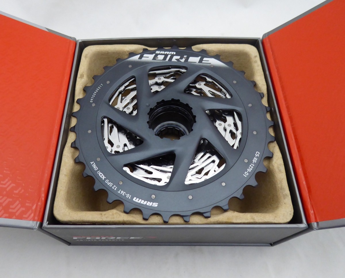 SRAM Force XG-1270-D1 スプロケ 10-28T【箱付き】 SRAM Force XG-1270 AXS XDR Bike Cassette 12 Speed 10-36T Silver