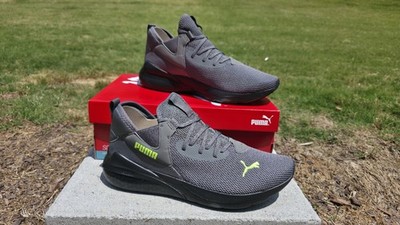 Puma Cell Vive Evo Black/Castlerock Men's Athletic Shoes 11.5