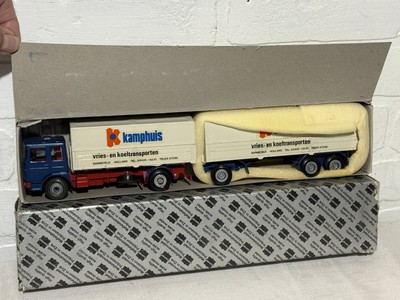 1:50 Conrad 313105 MAN Kamphuis Truck & Trailer Original Box NOS