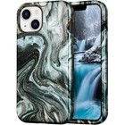 CASEFIV for iPhone 13/14 Case Marble Pattern Heavy Duty Shockproof - NEW