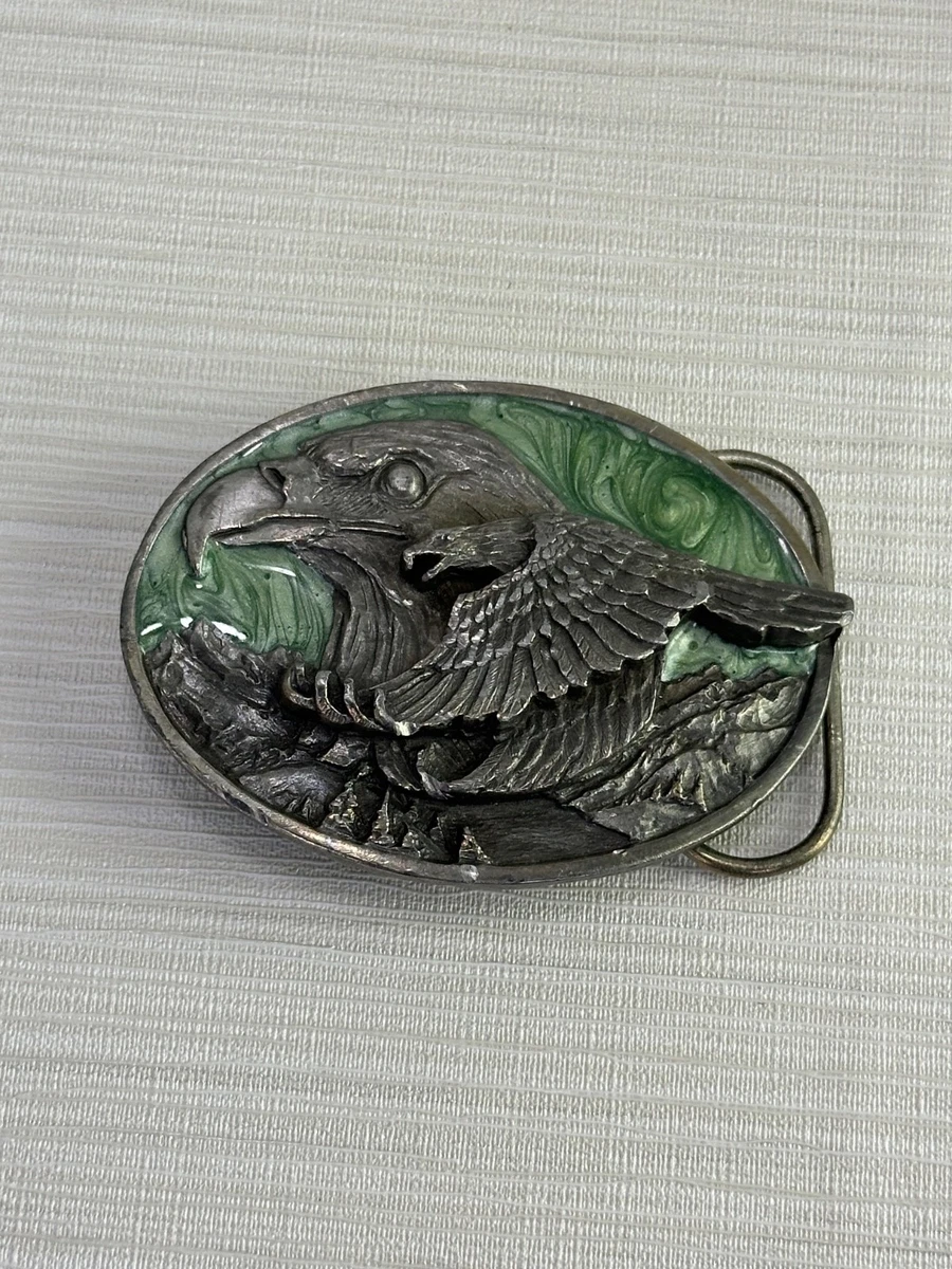 Boucle De Ceinture Bald Eagle 1986 – Siskiyou Buckle Company, Résine, Inutilisée