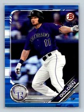 2019 Bowman Draft #BD-83 Casey Golden Blue #/150 Colorado Rockies