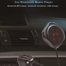  Q7s Trasmettitore FM per auto senza fili Vivavoce Navigatore vocale Modulatore