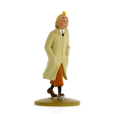 Tintin Tim und Struppi Sammelfigur 12 cm gehend mit Mantel 42190 Neu OVP