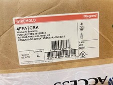 Wiremold 4FFATCBK Walker Systems Furniture Feed Poke-Thru Black (BR)