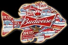 Budweiser Beer Advertising Metal  Sign 8x12in Vintage Mancave Man Cave 28